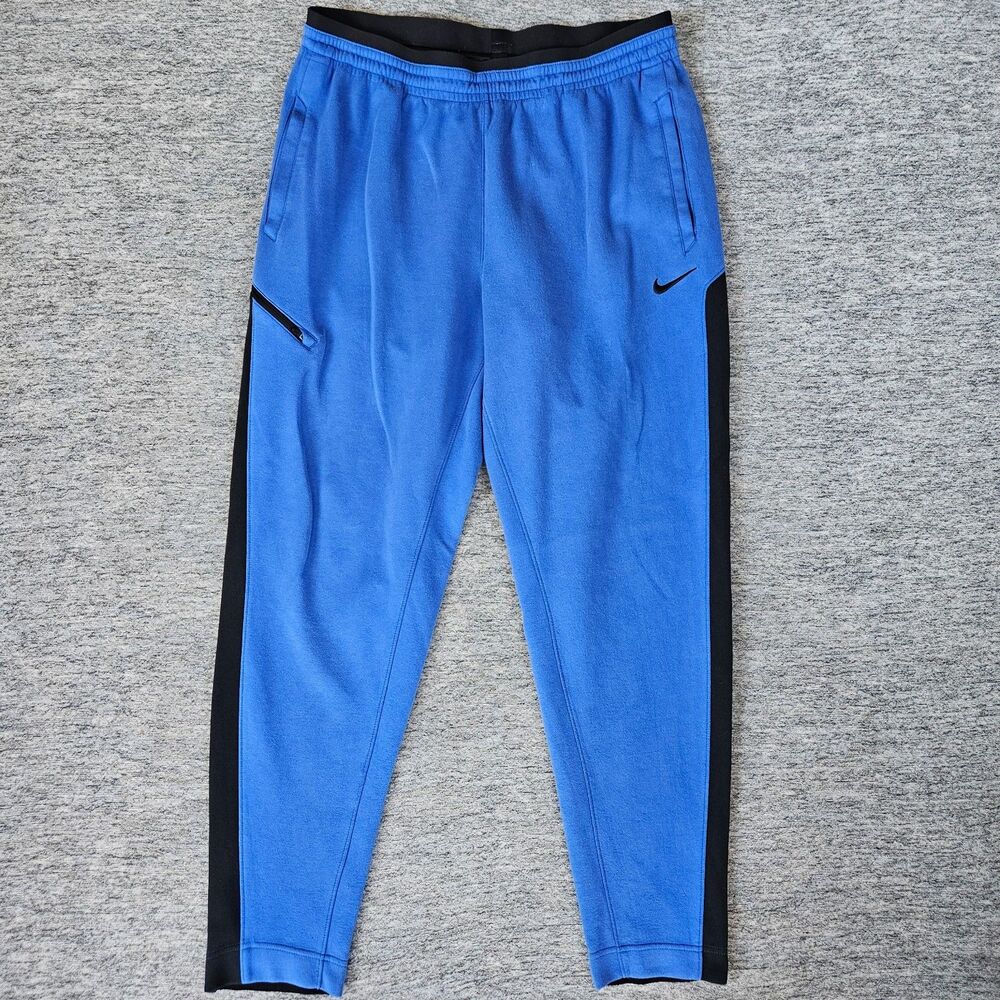 Nike Sportswear Tech Pants Mens 2XLT Tall Blue Fleece Joggers Tapered 930565-493